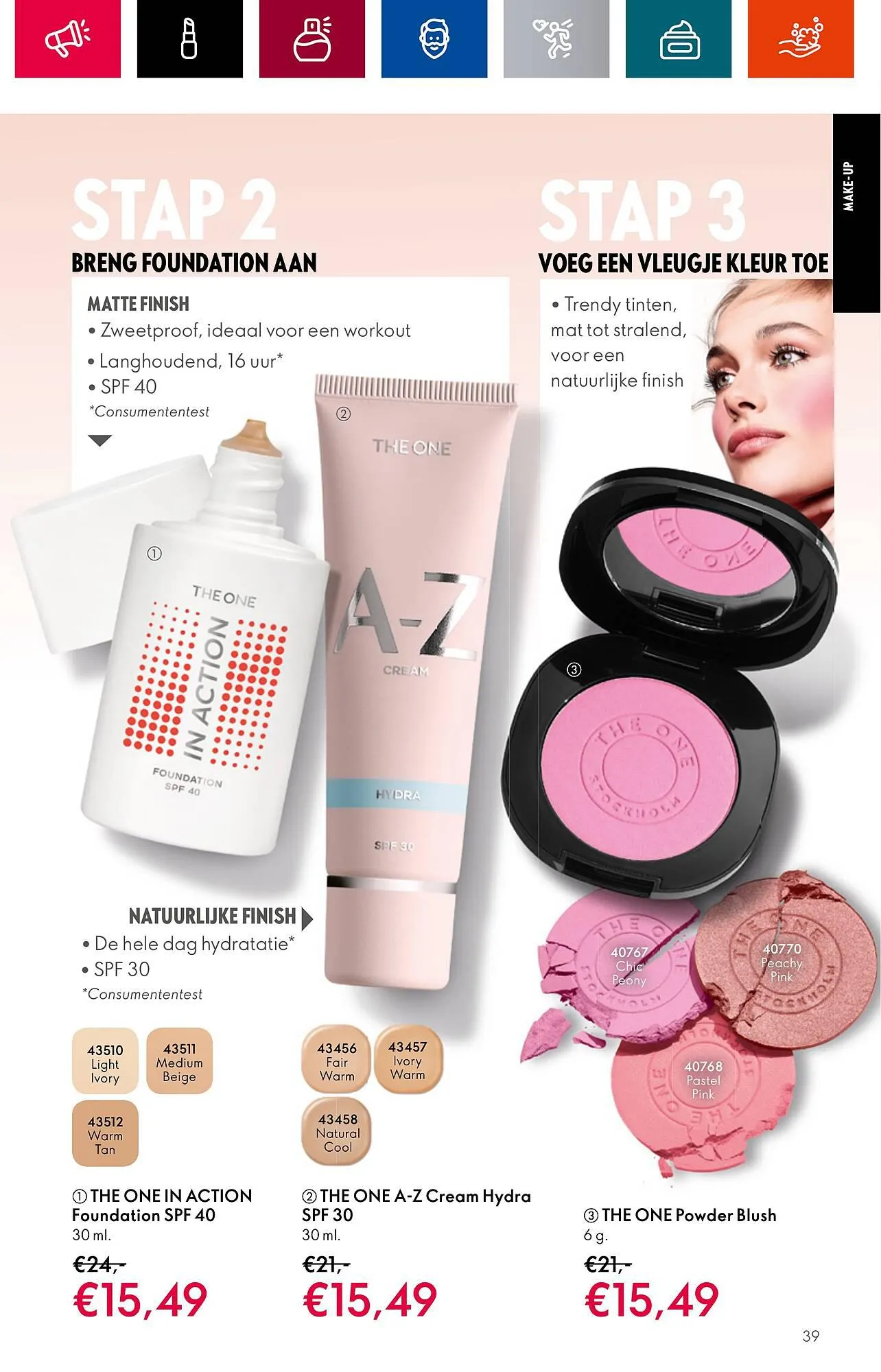 Oriflame folder van 28 juni tot 18 juli 2023 - Folder pagina 39