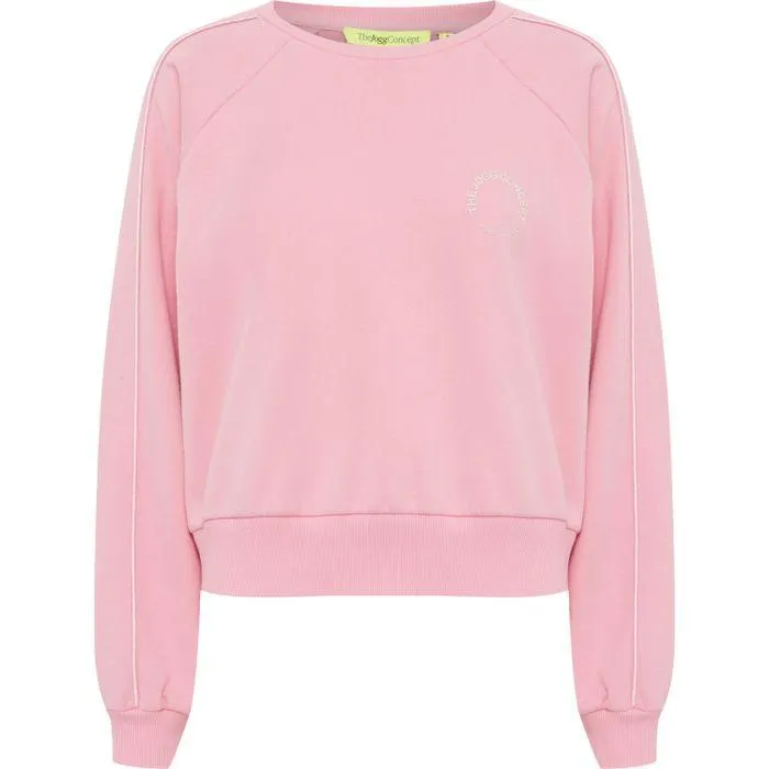 SAGE PIPING sweater dames sea pink