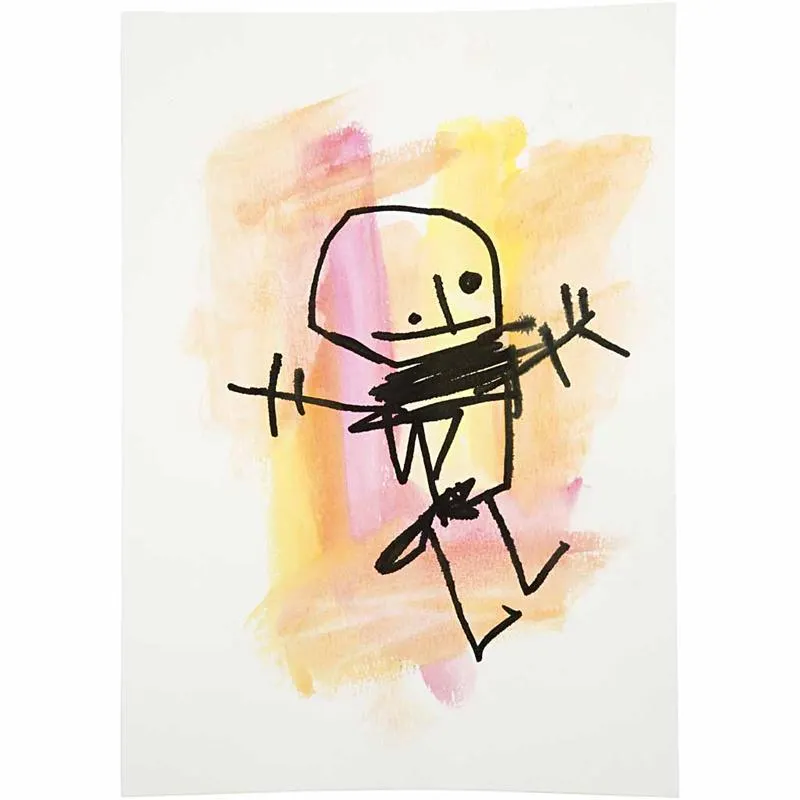 Creotime Aquarelpapier A4 200 g/m² Wit