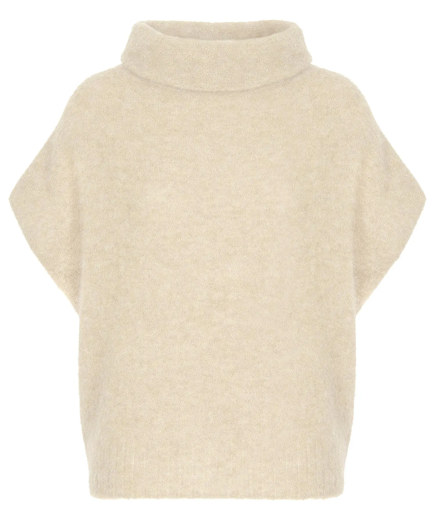 No Man's Land spencer aangeknipte mouw mohair