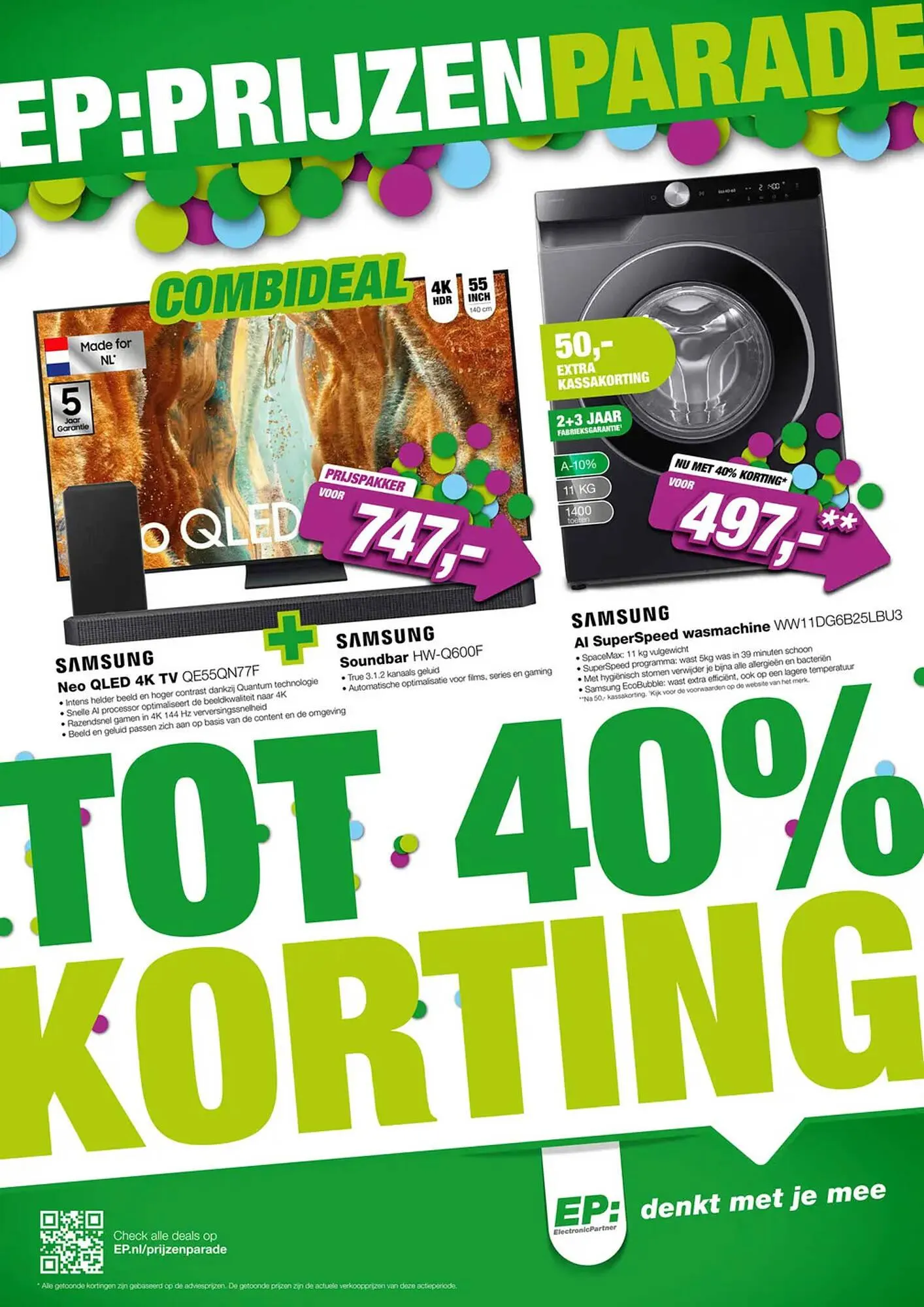 EP folder van 20 maart tot 5 april 2026 - Folder pagina 1