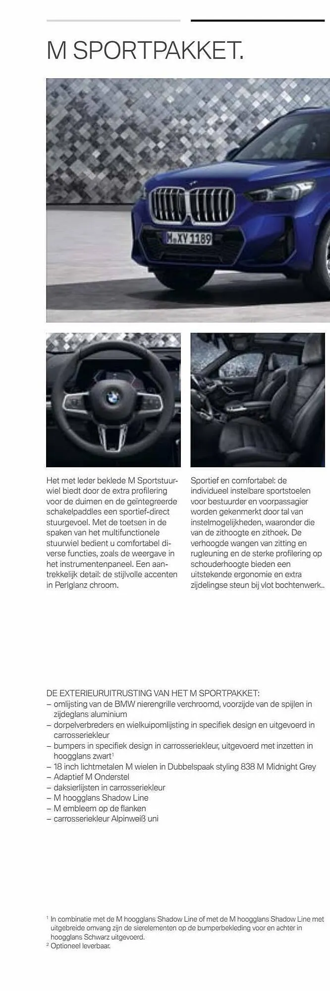 BMW folder - iX1 & X1 van 31 december tot 31 december 2023 - Folder pagina 74