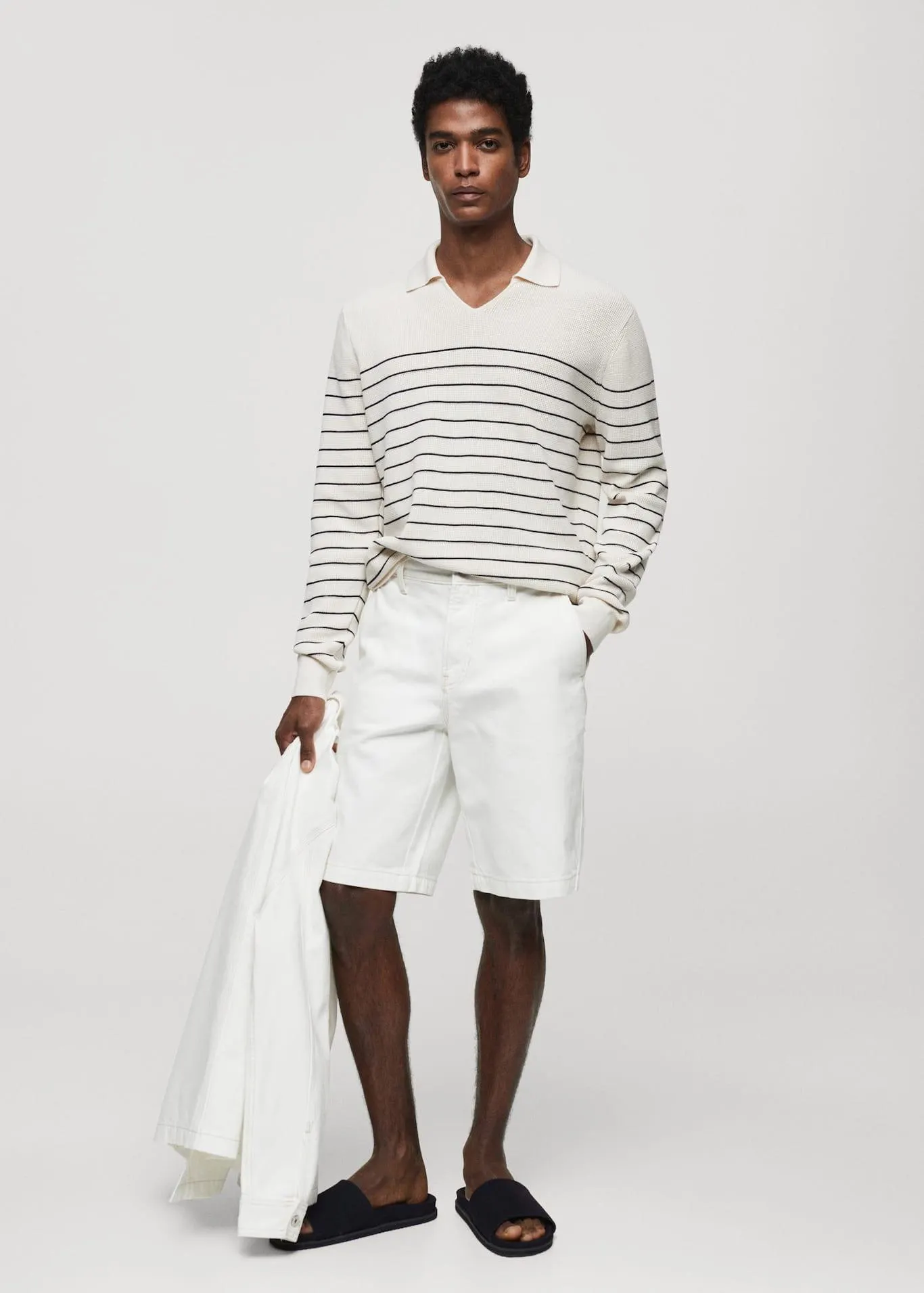 Bavlněné džínové bermudy