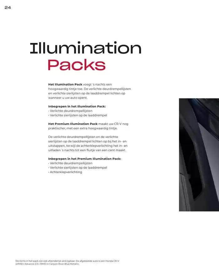 CR-V Accessories van 19 november tot 30 juni 2025 - Folder pagina 24