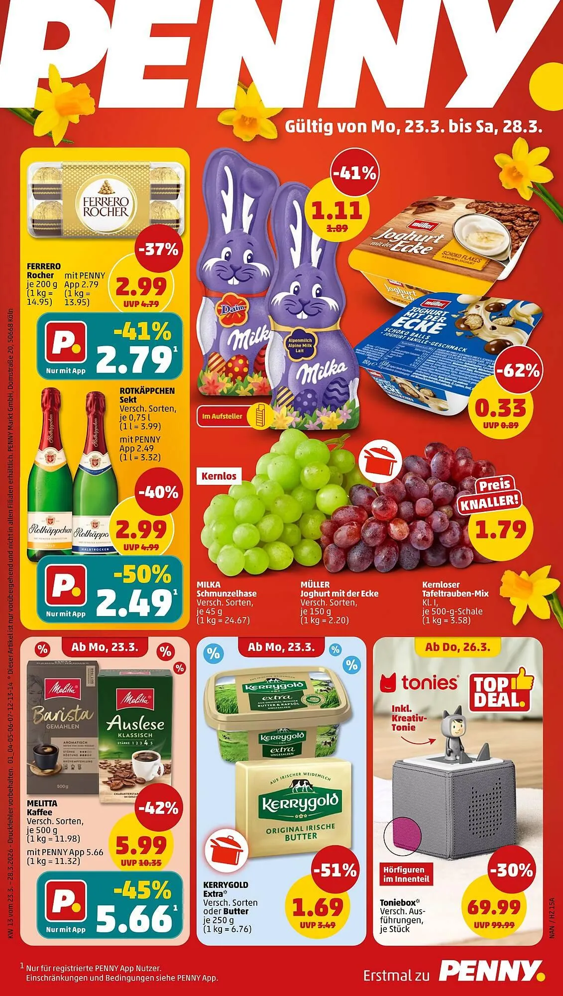 PENNY DE folder van 23 maart tot 28 maart 2026 - Folder pagina 1