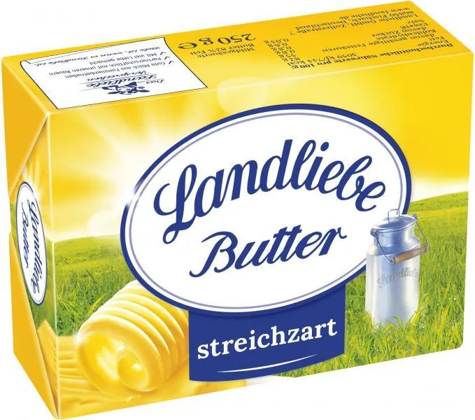 Landliebe Butter rahmig-frisch streichzart 250 g