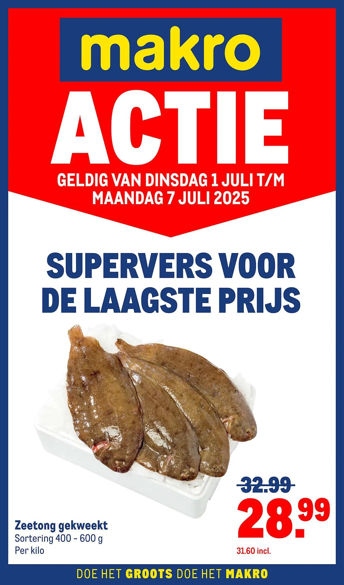 Makro folder van 1 juli tot 7 juli 2025 - Folder pagina 1