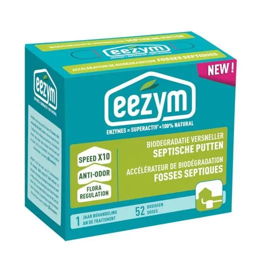 Biodegradatie versneller voor septische putten 6 maanden