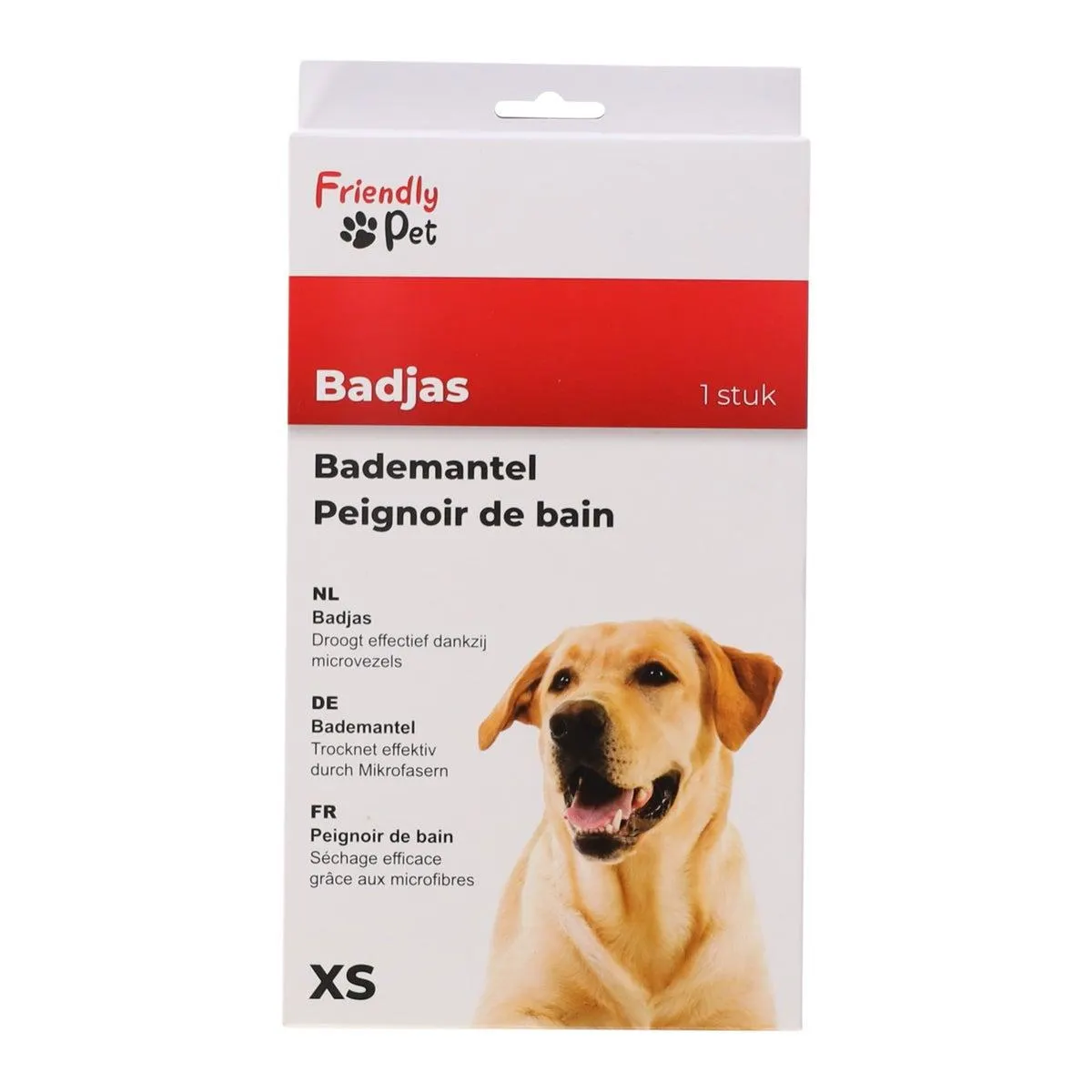 Badmantel hond blauw XS 30cm