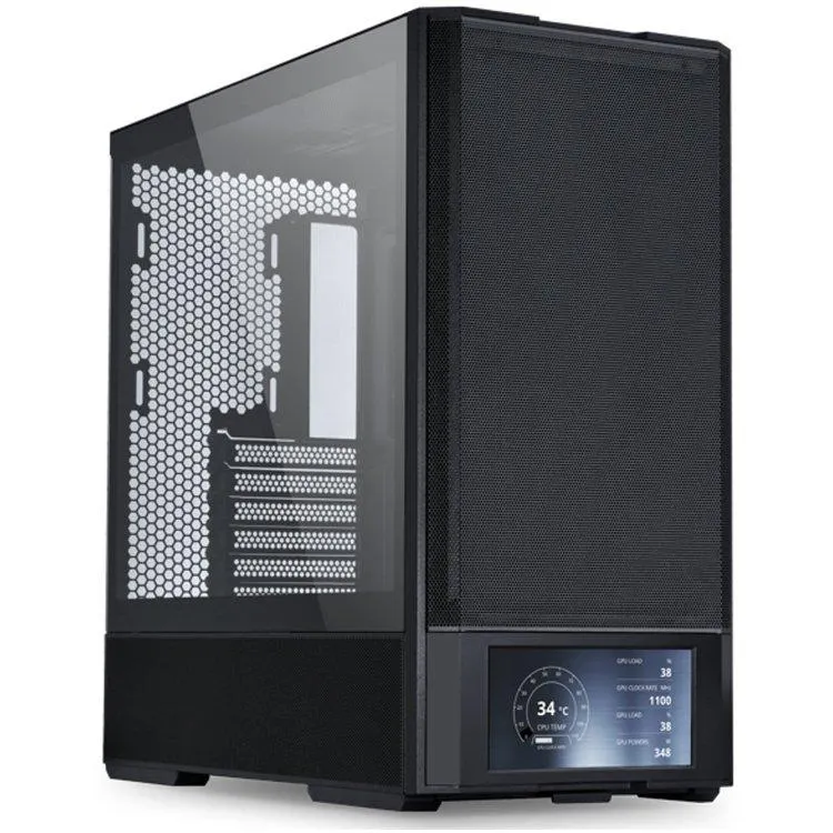 Lian Li LANCOOL 207 Digital, Midi-Tower, ATX, Tempered Glass, Zwart