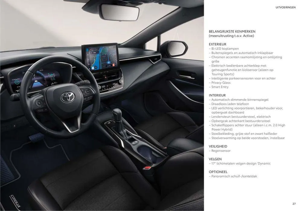 Corolla Hatchback van 20 november tot 20 november 2024 - Folder pagina 27