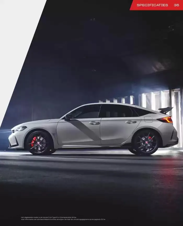 Civic Type R van 19 november tot 30 juni 2025 - Folder pagina 35