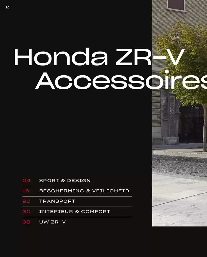 ZR-V Accessories van 19 november tot 30 juni 2025 - Folder pagina 2