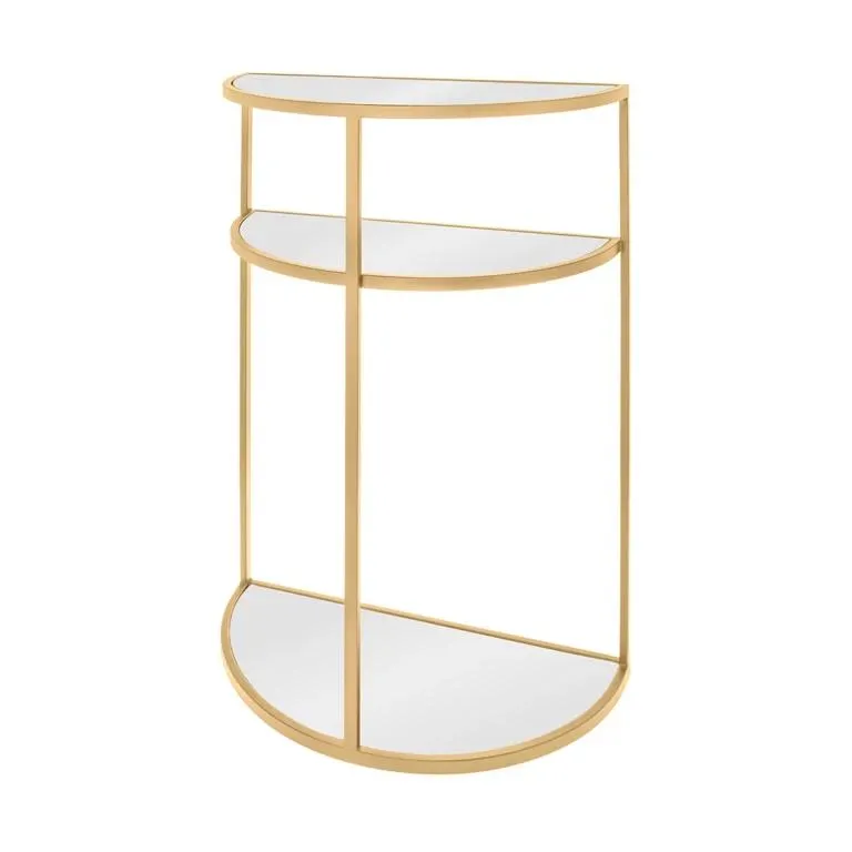 Bijzettafel Roma 70cm goud