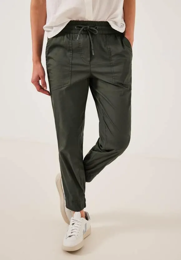 Casual fit broek met stretch