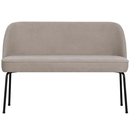 WOOOD eetbank Vogue- Geweven Stof - Zand - 83x120x59