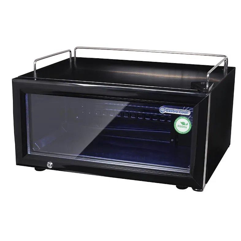 Gastro-Cool - Mini-Impuls POS koelkast - Zwart - GD15 - 240100