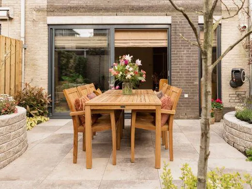 Sunyard Jakarta/Liverpool 210cm dining tuinset 7-delig stapelbaar