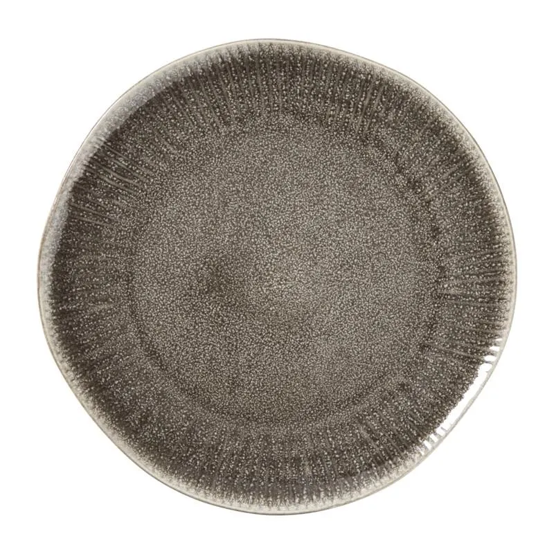 Ontbijtbord fuji - bruin - ø21x2.1 cm