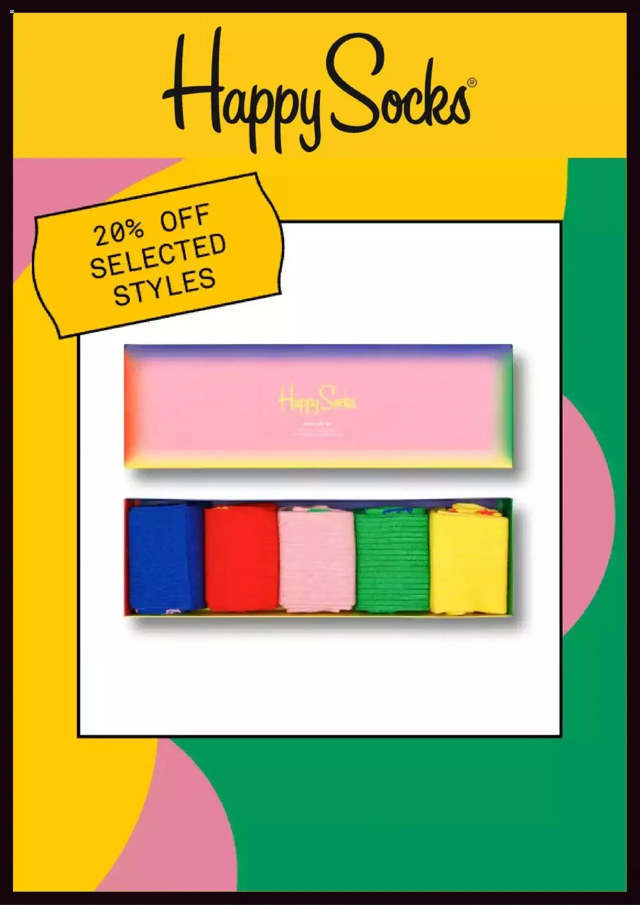 Happy Socks - Folder van 27 april tot 31 december 2023 - Folder pagina 1