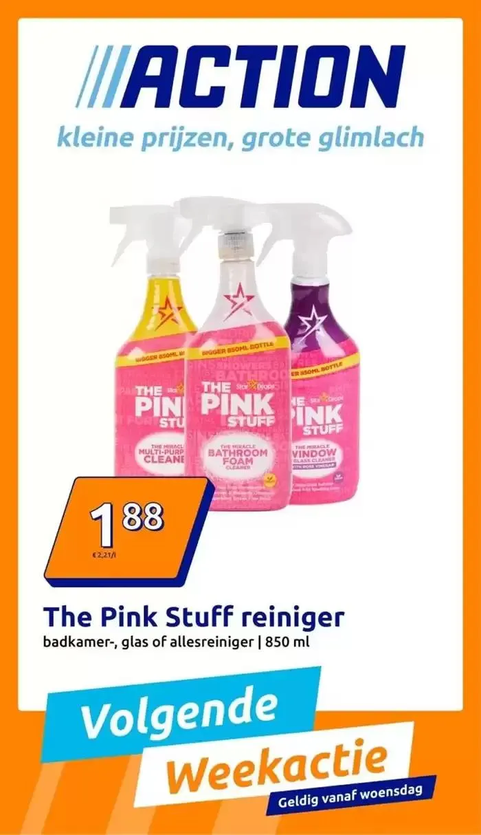 Bekijk de Action folder (geldig t/m 21-01) van 11 januari tot 18 januari 2025 - Folder pagina 1