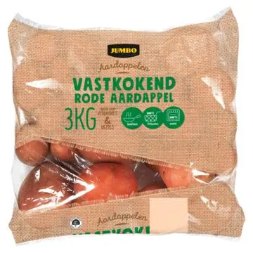Jumbo Vastkokende Rode Aardappel 3kg
