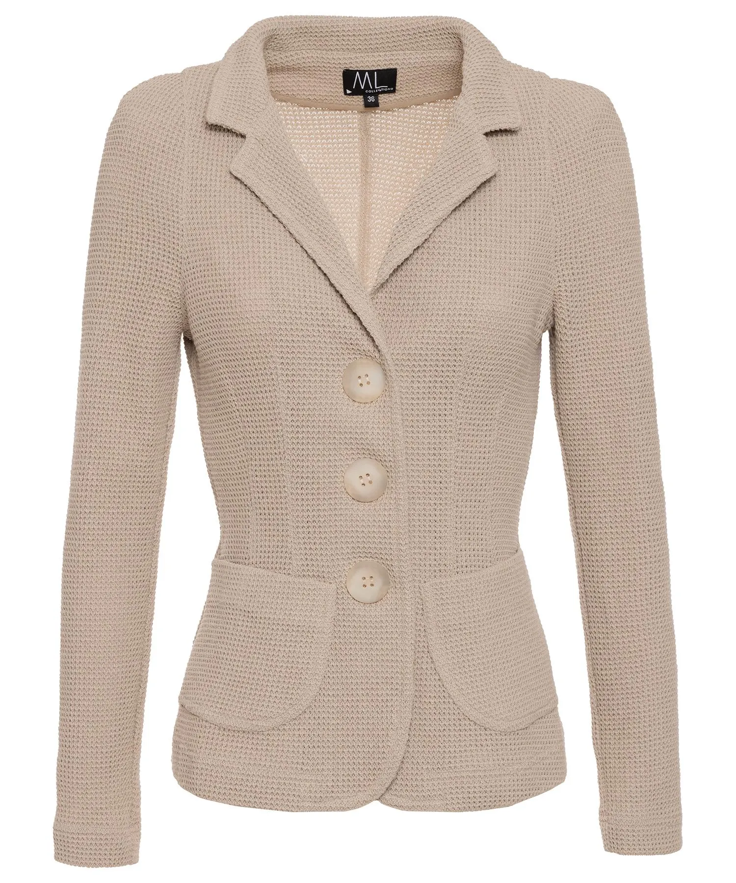 ML Collections blazer fijne structuur