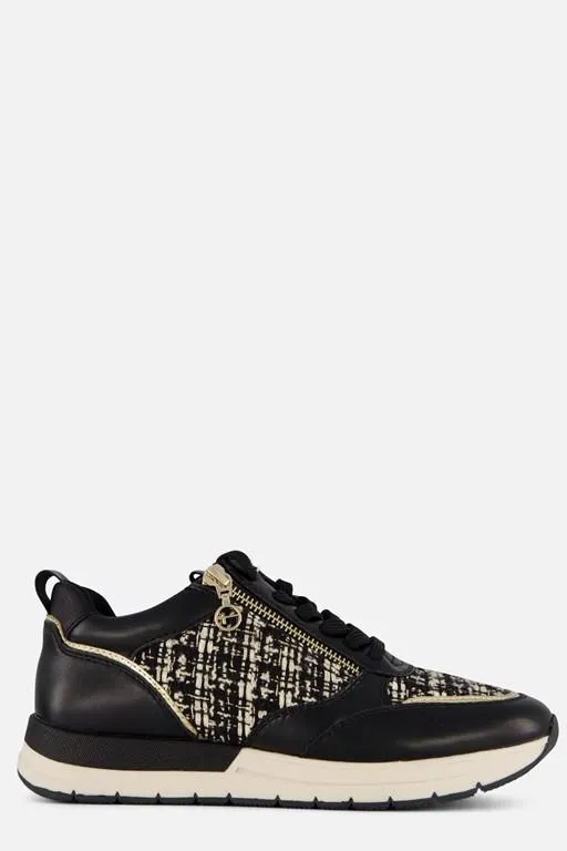 Sneakers zwart Textiel