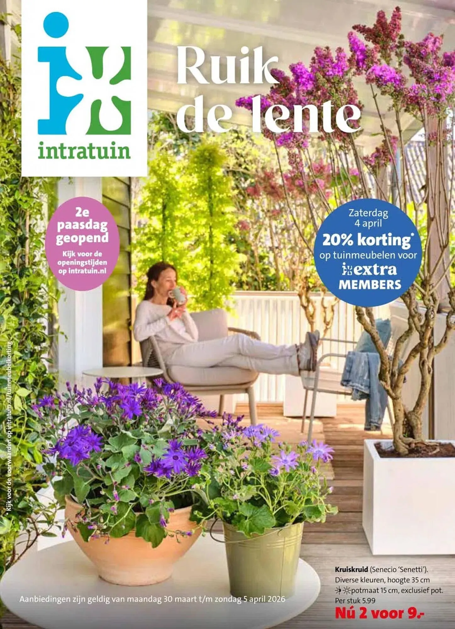 Intratuin folder van 30 maart tot 5 april 2026 - Folder pagina 1