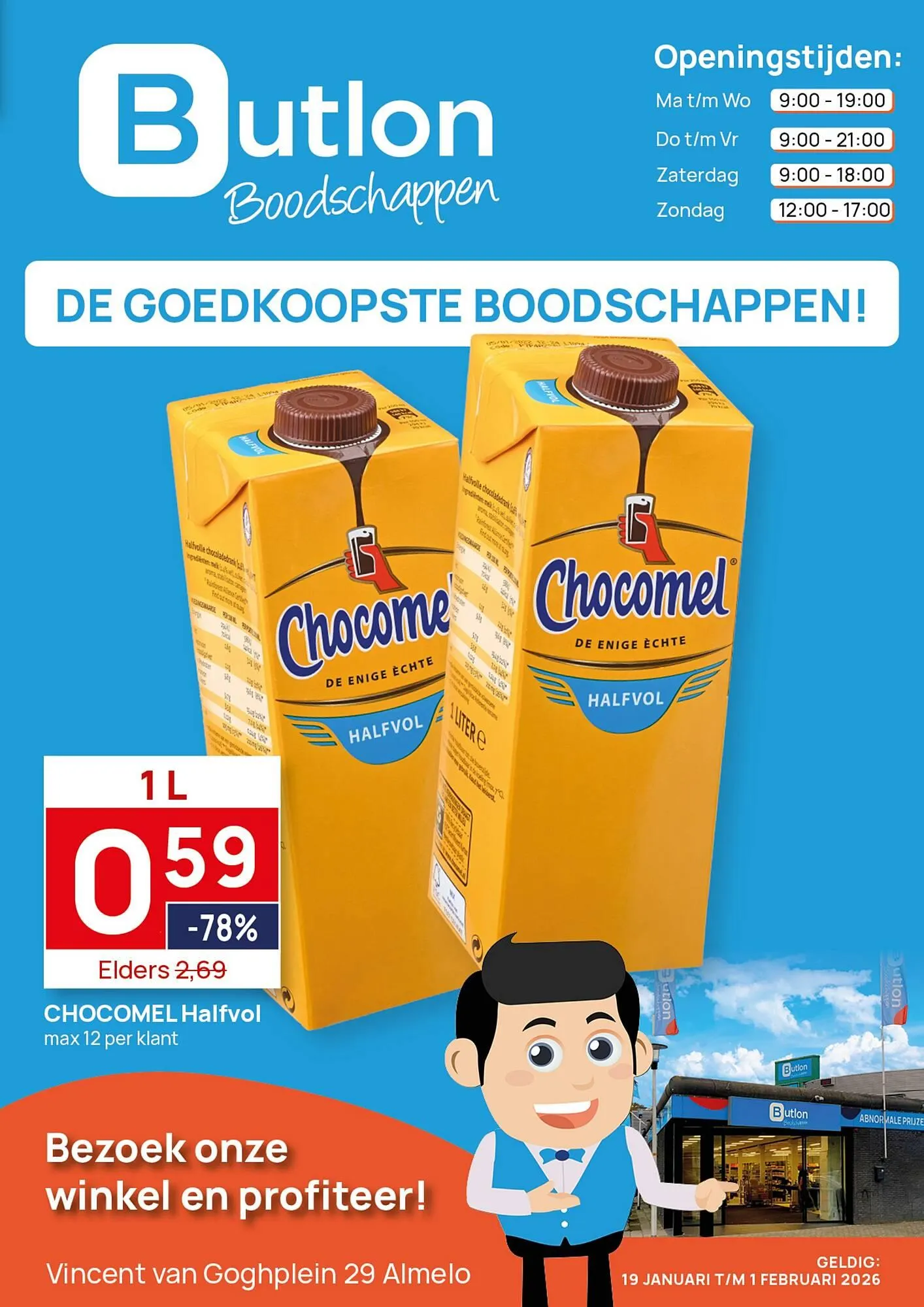 Butlon folder van 19 januari tot 1 februari 2026 - Folder pagina 1