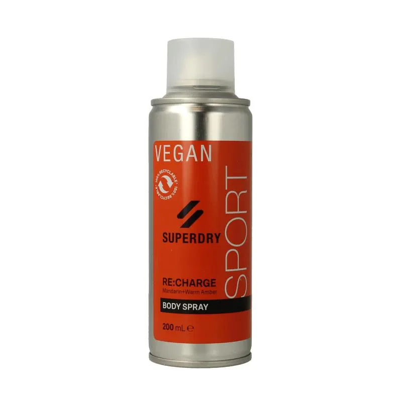 Superdry Sport RE:charge Men's body spray 200 milliliter