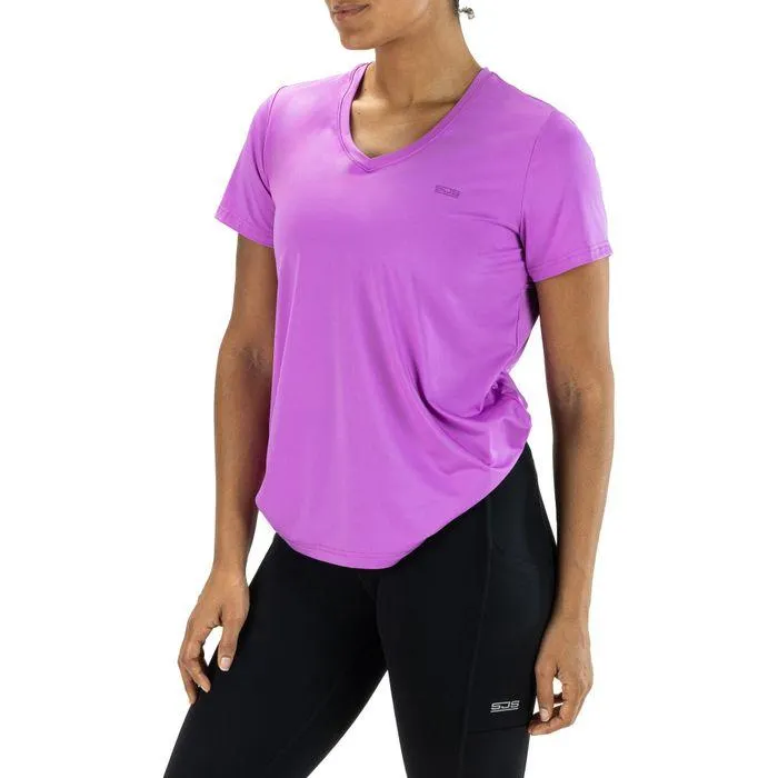 Ines tennisshirt dames vibrant lilac
