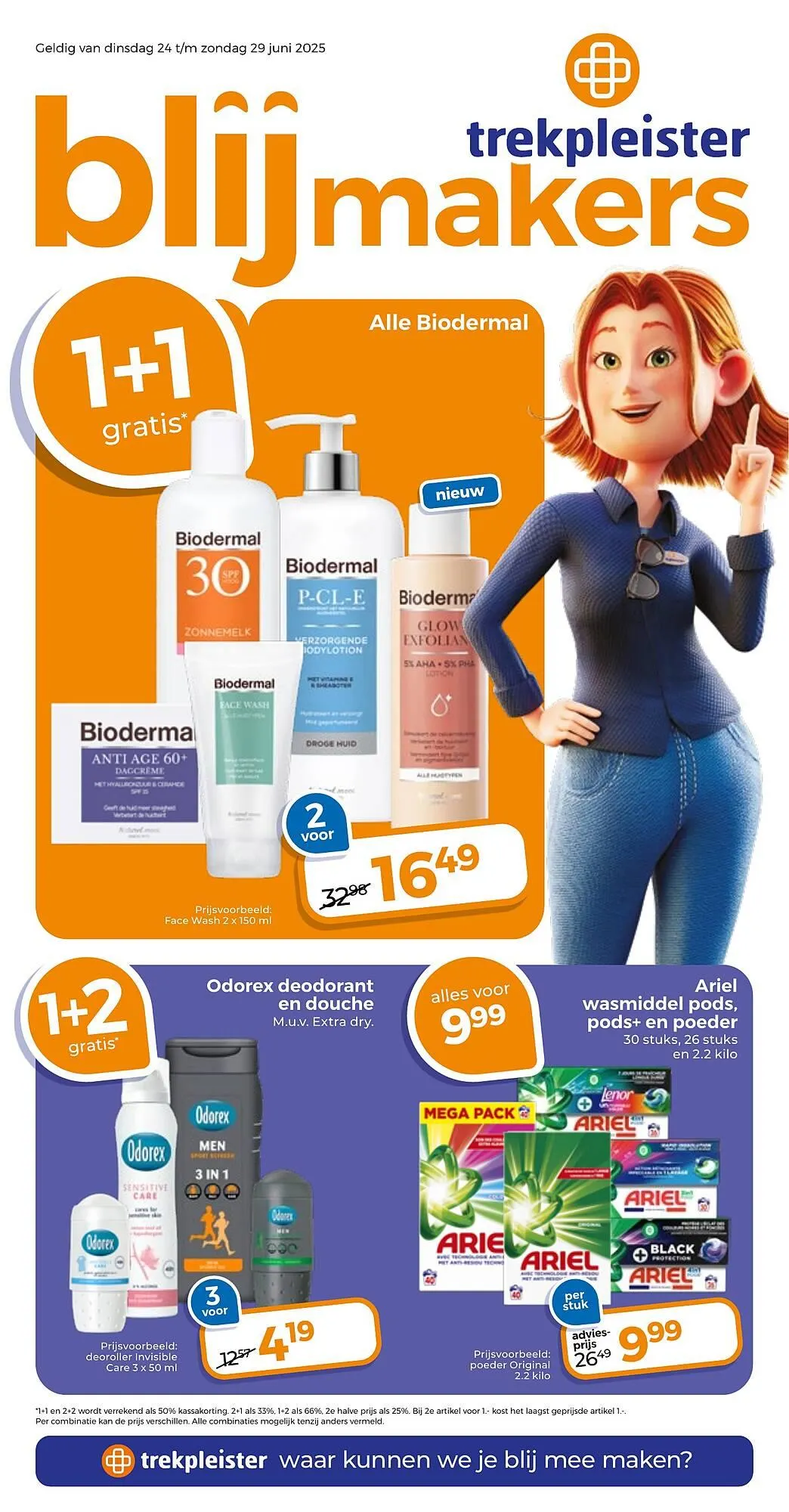 Trekpleister folder van 23 juni tot 29 juni 2025 - Folder pagina 1