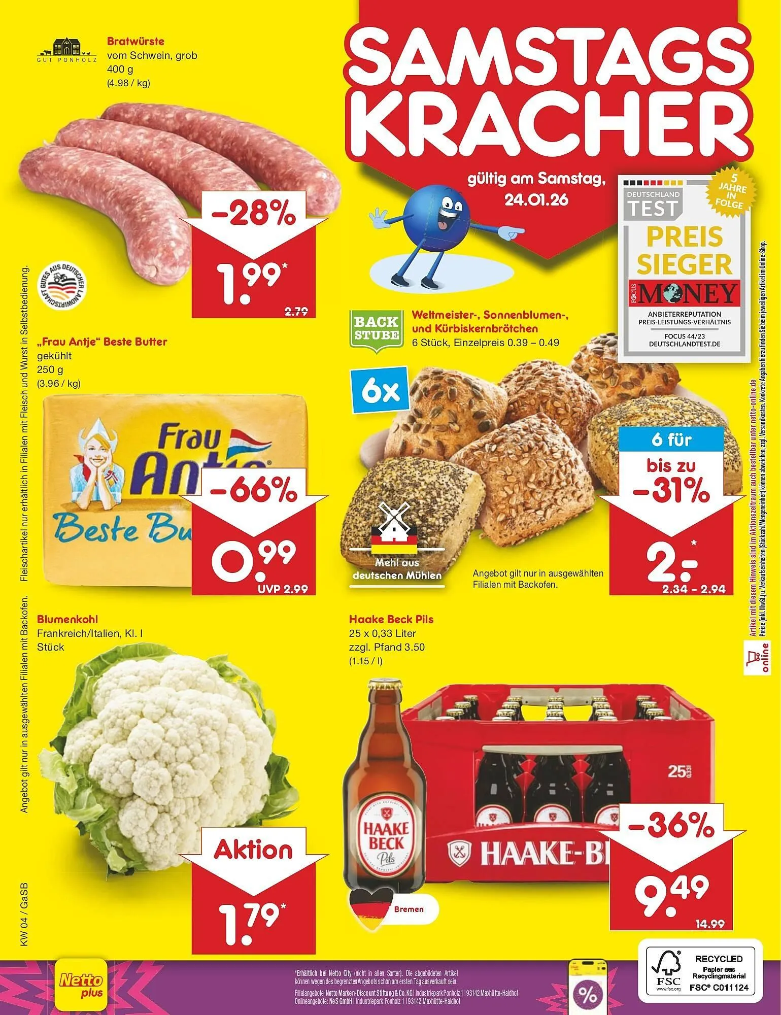 Netto Marken-Discount DE folder van 19 januari tot 24 januari 2026 - Folder pagina 52