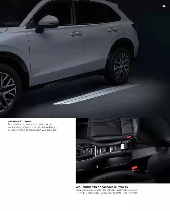 ZR-V Accessories van 19 november tot 30 juni 2025 - Folder pagina 33