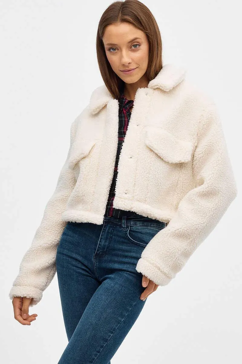 Cazadora Borreguillo Bolsillos