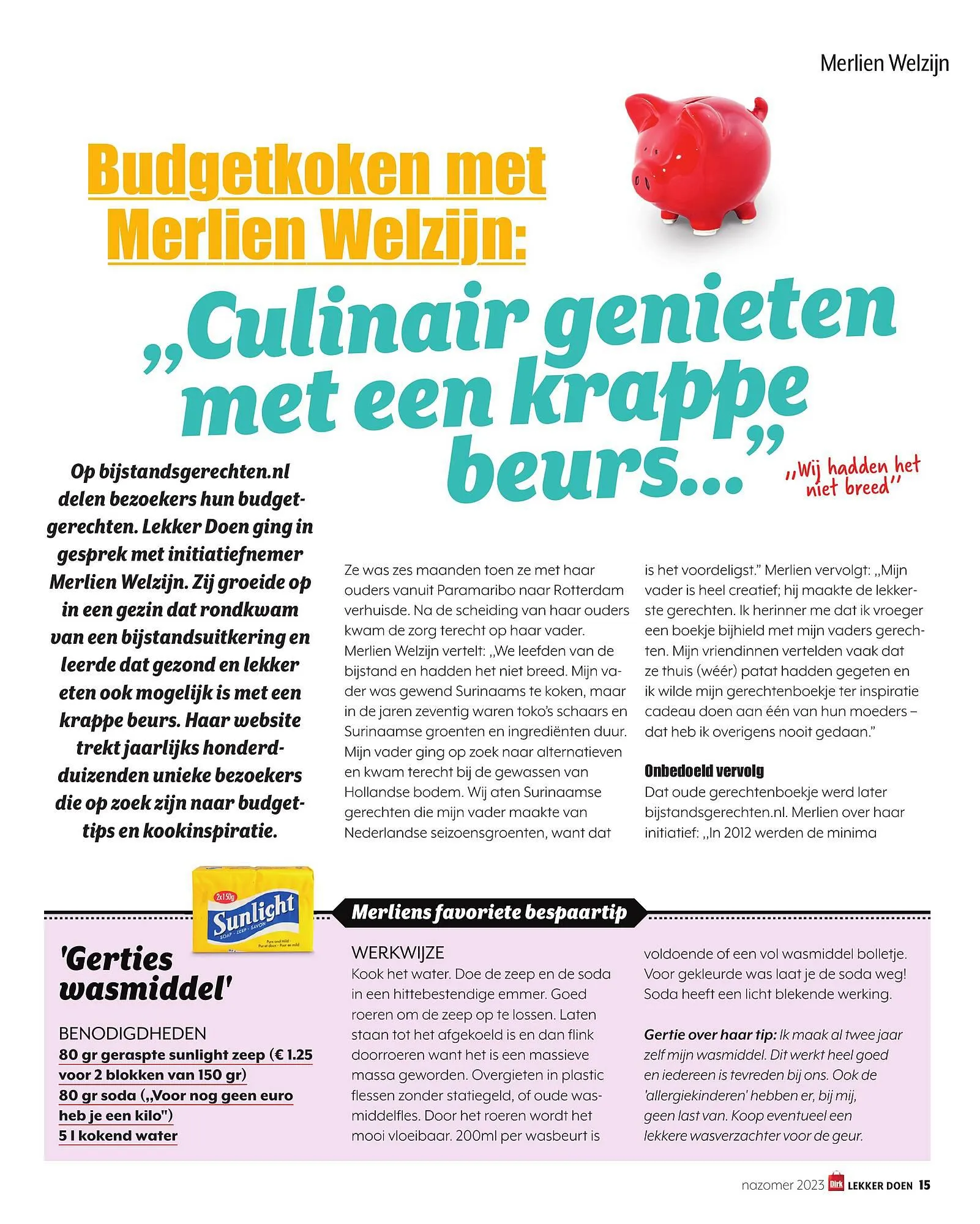 Dirk nazomer magazine van 1 september tot 30 september 2023 - Folder pagina 13