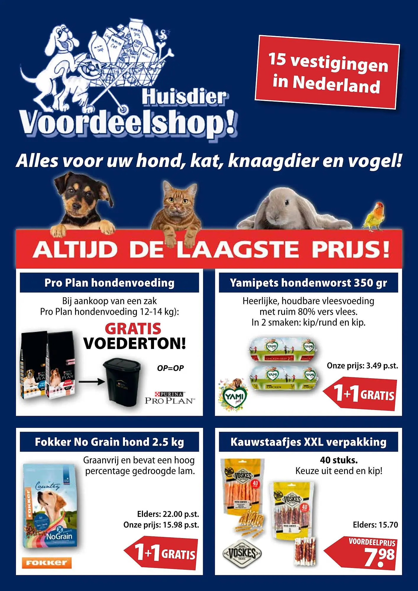 Huisdier Voordeelshop folder van 20 december tot 23 januari 2024 - Folder pagina