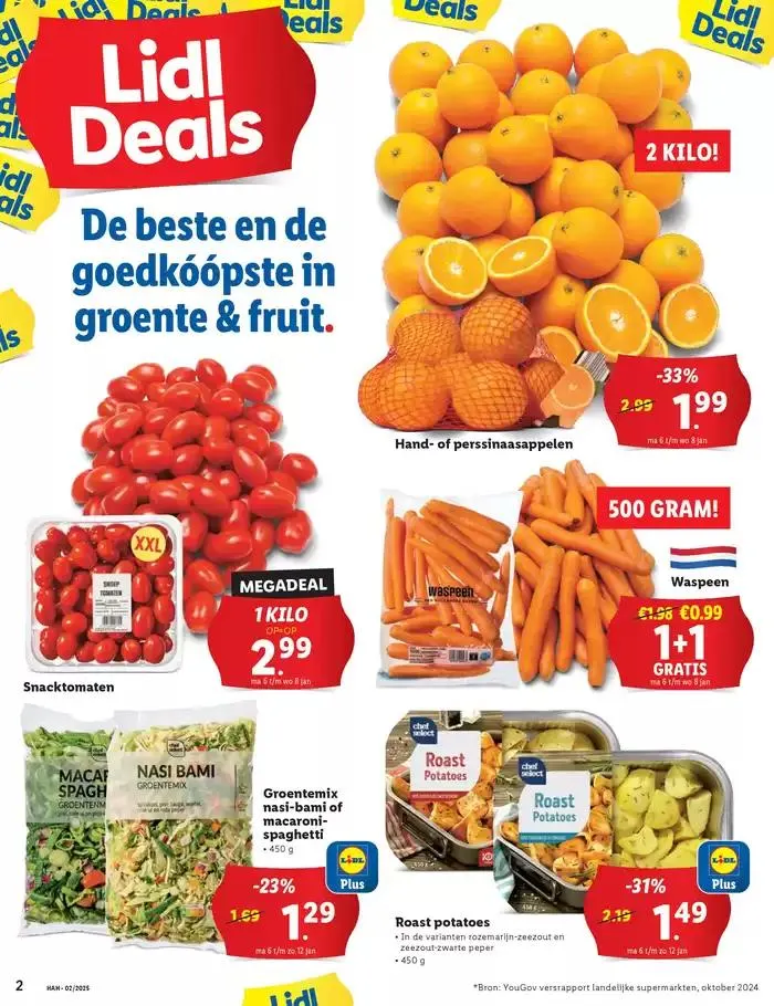 Actuele speciale acties van 2 januari tot 15 januari 2025 - Folder pagina 2