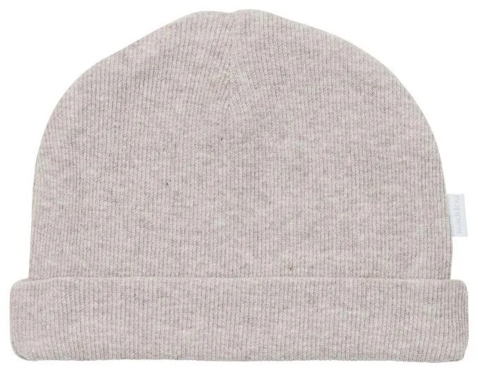 Noppies Muts Rib Nevel Taupe Melange