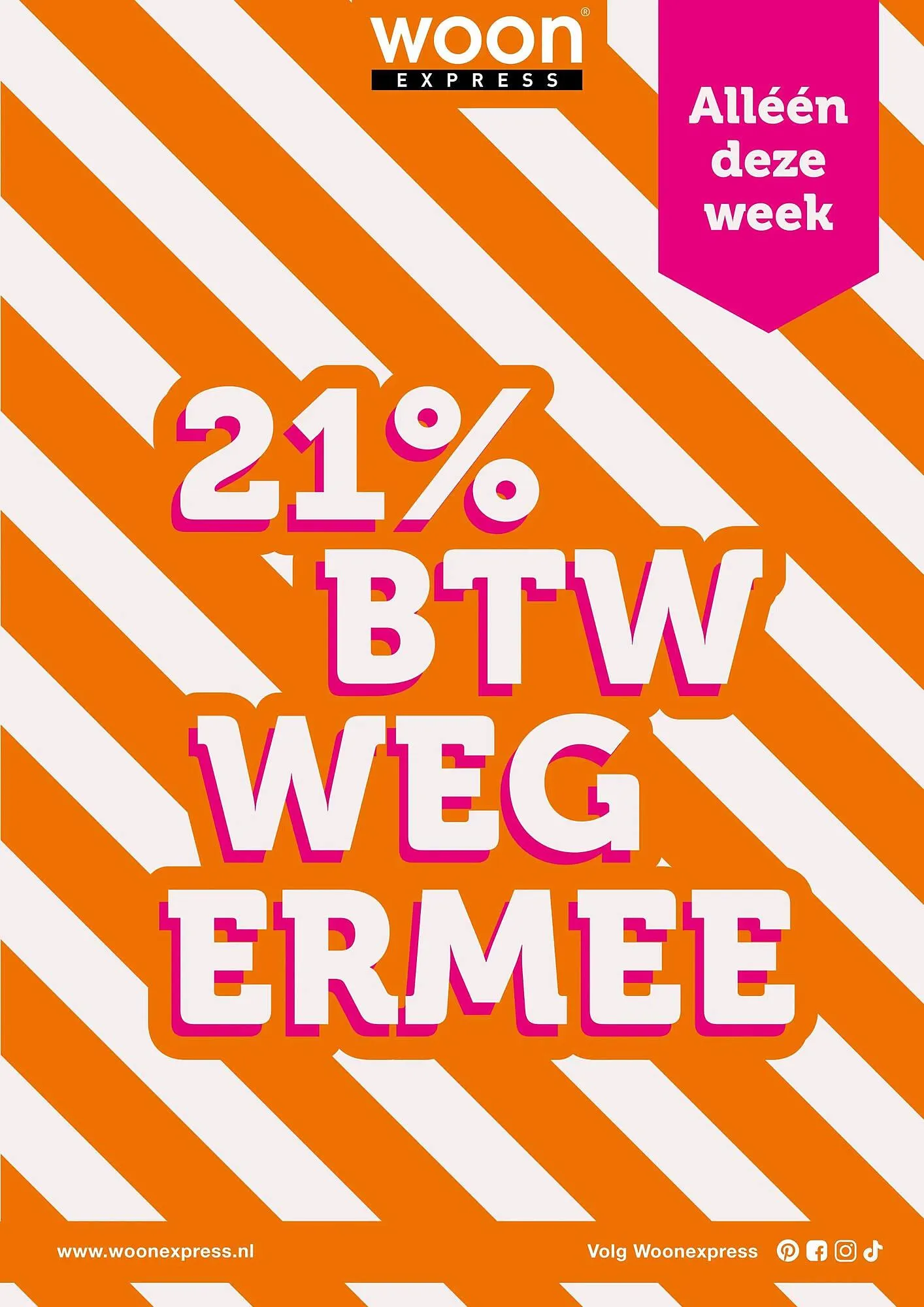 Woonexpress folder van 16 februari tot 22 februari 2026 - Folder pagina 1