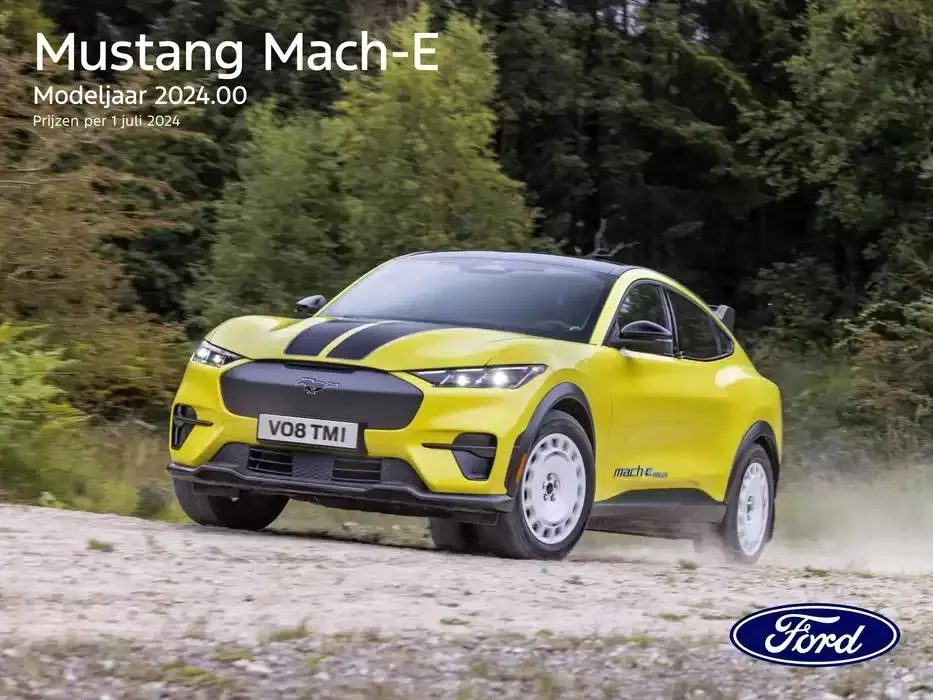Mustang Mach-E van 19 november tot 30 juni 2025 - Folder pagina 1