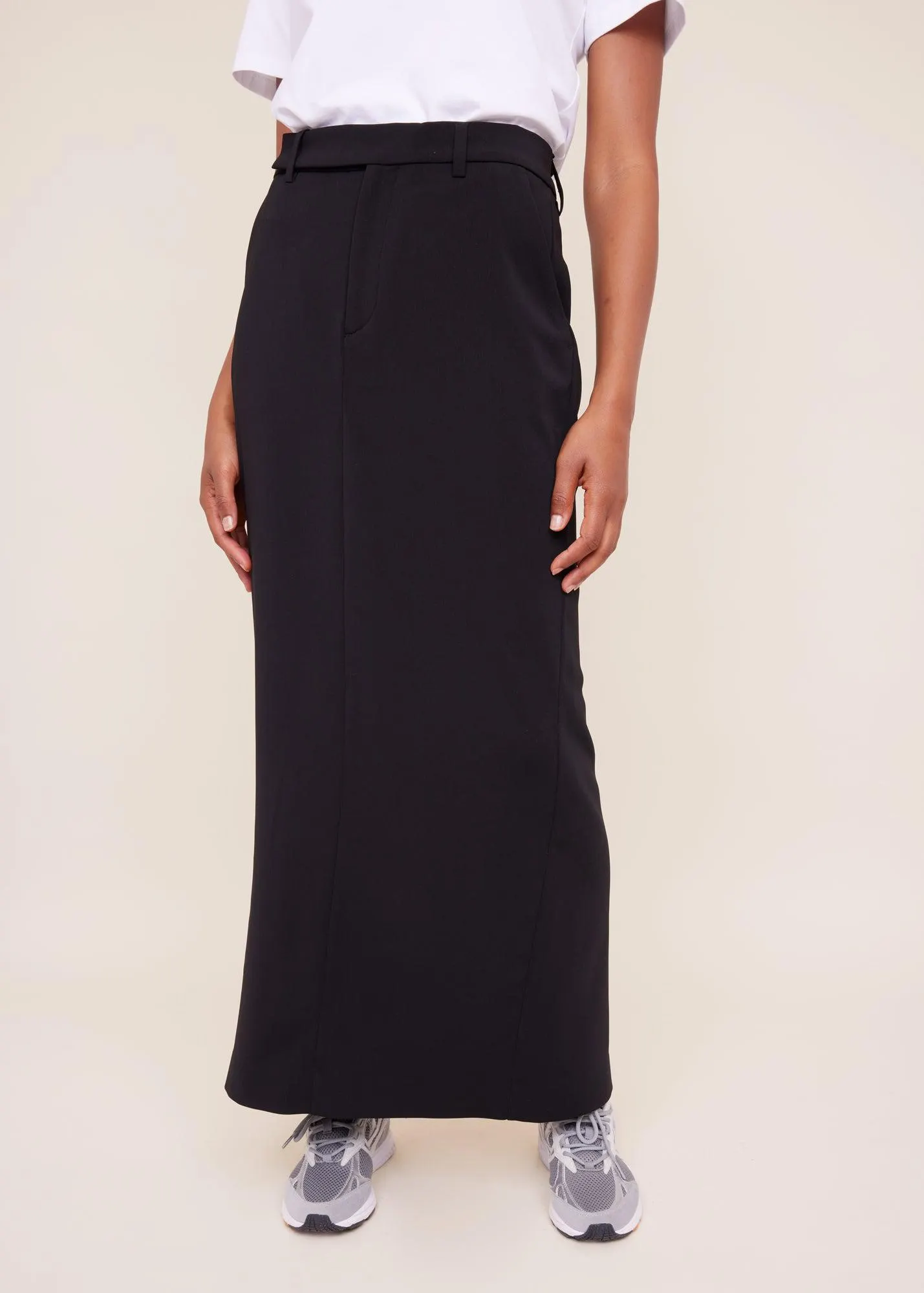 Crêpe maxi rok