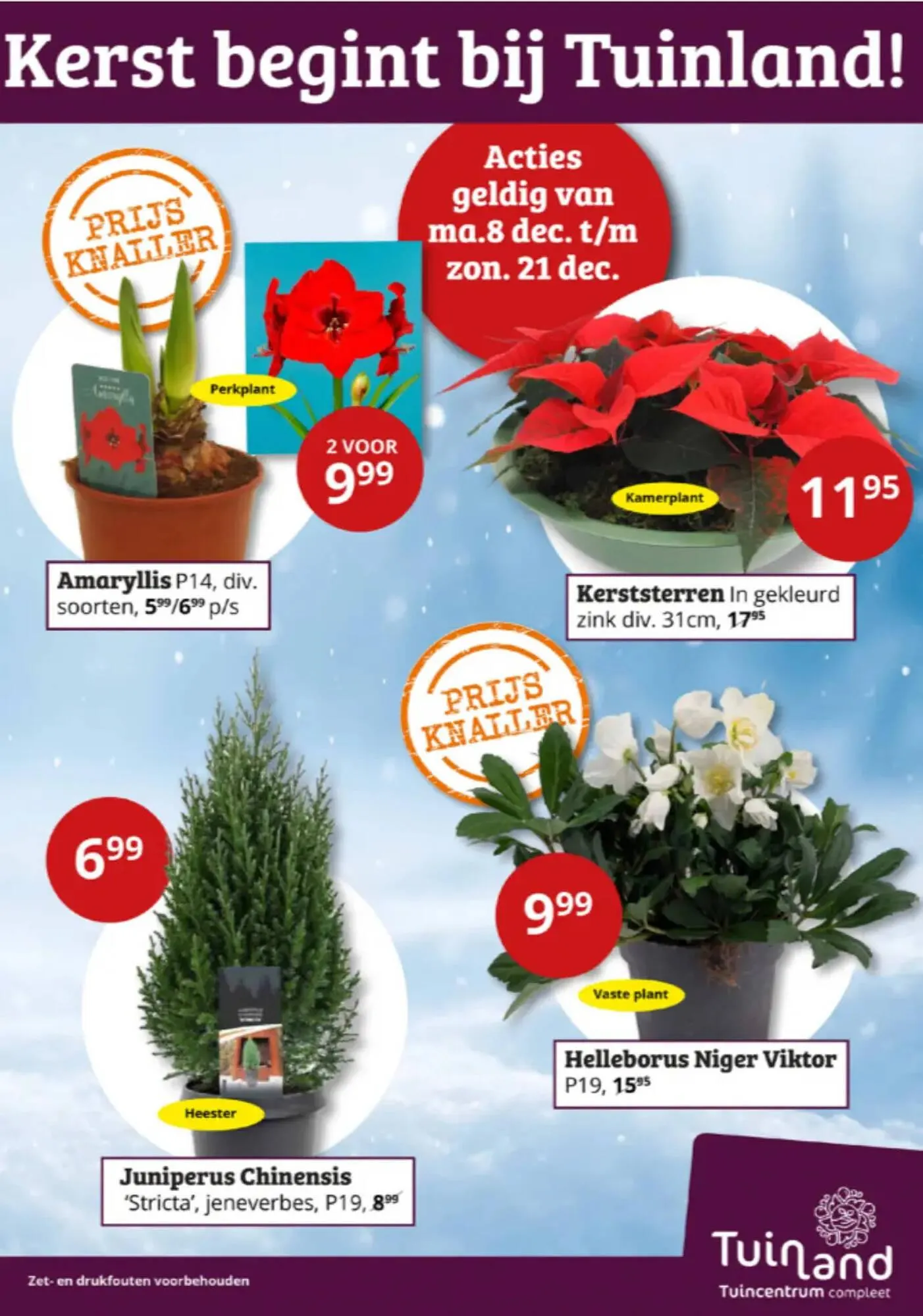 Tuinland folder van 7 december tot 21 december 2025 - Folder pagina 1