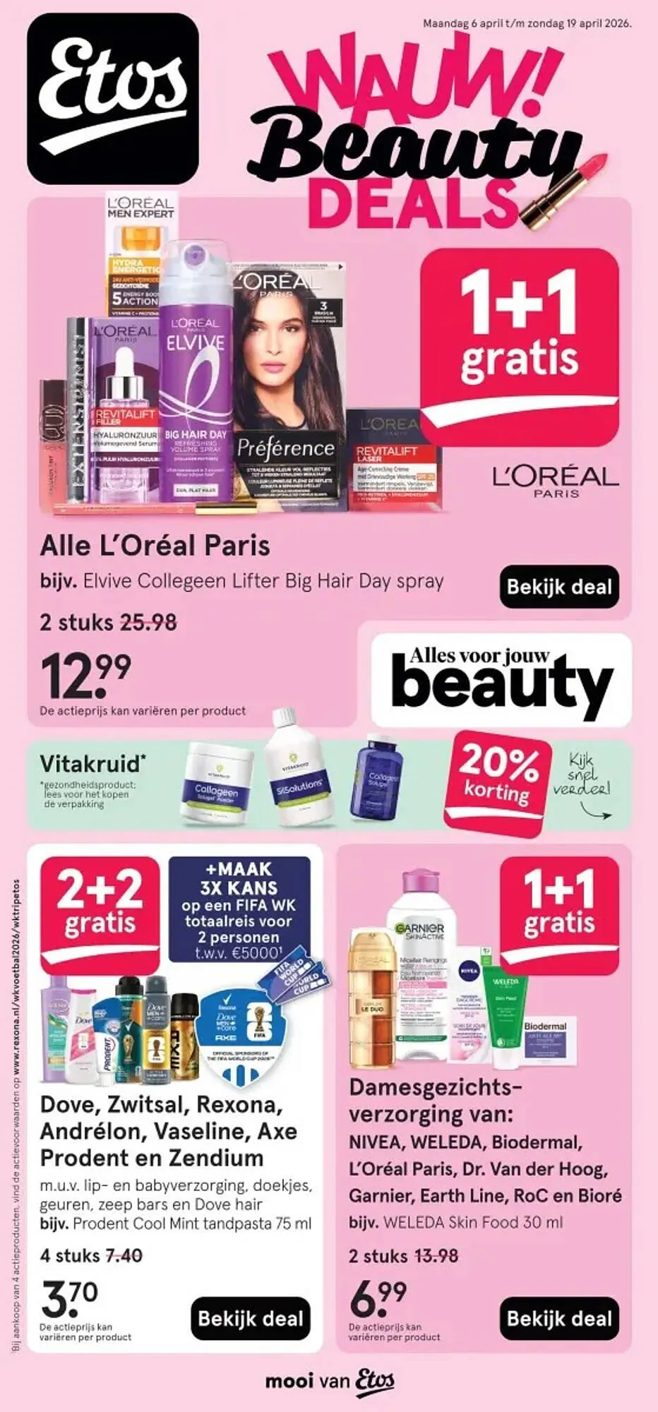Etos folder van 6 april tot 19 april 2026 - Folder pagina 1