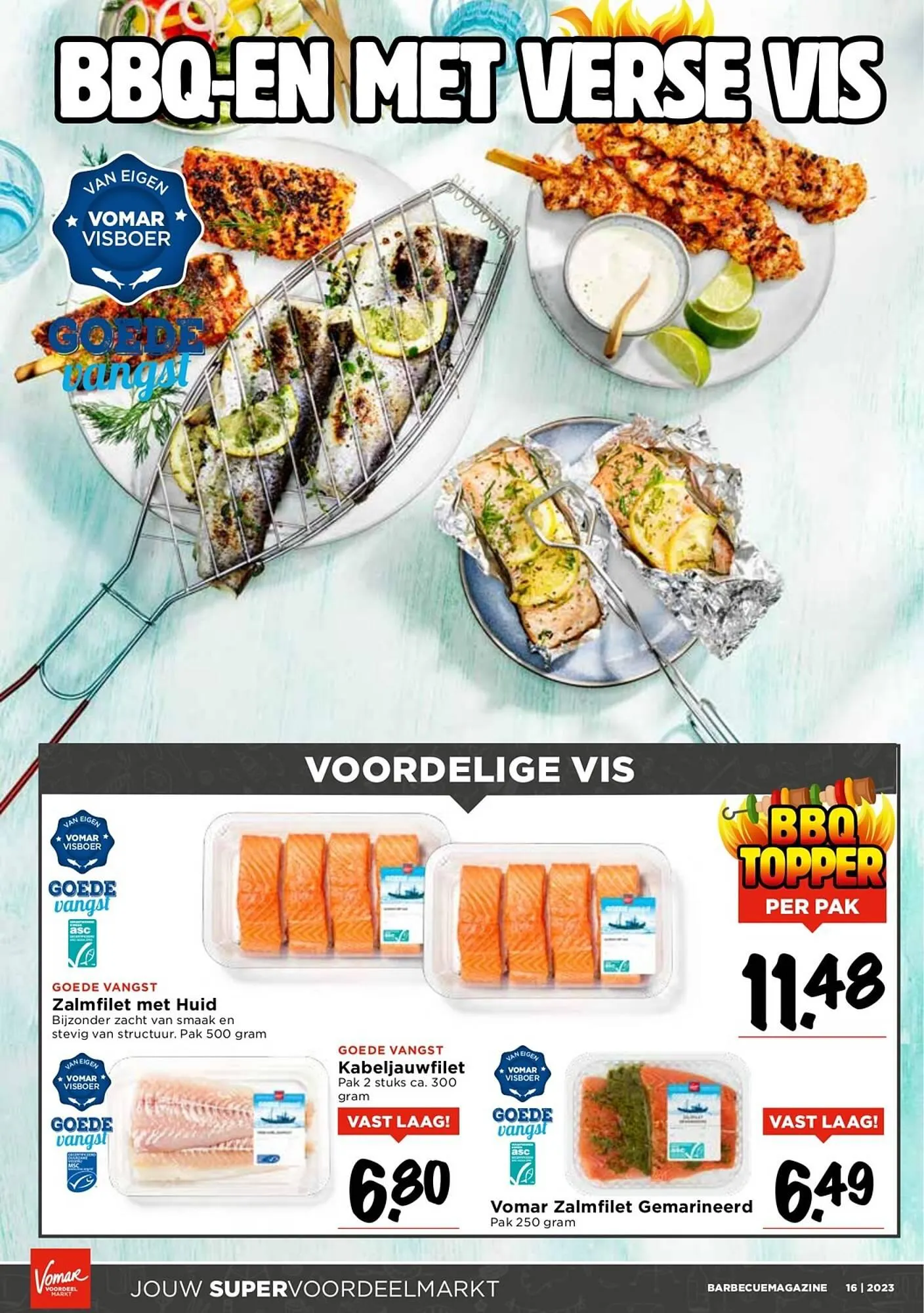 Vomar BBQ folder van 27 april tot 16 september 2023 - Folder pagina 16