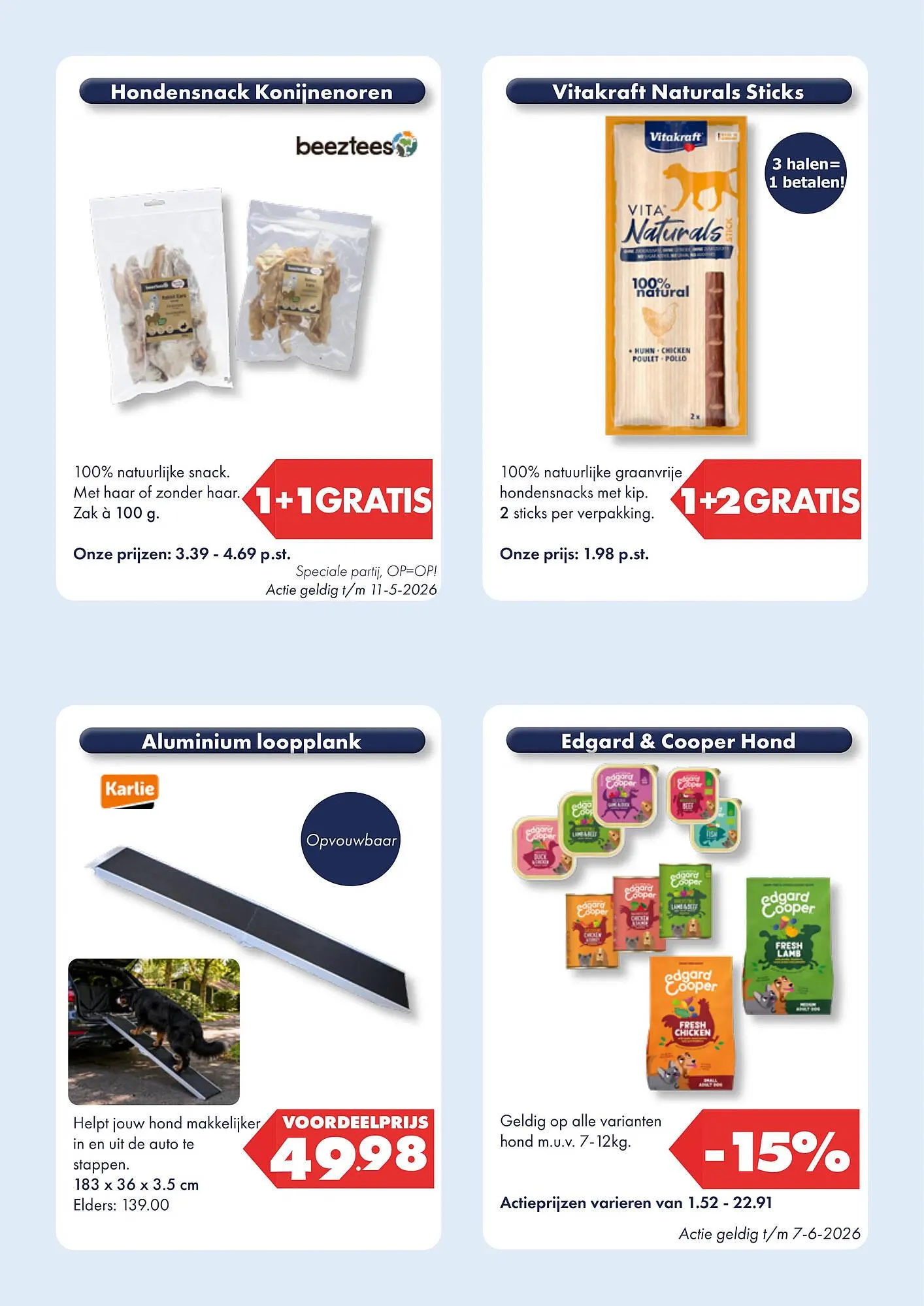 Huisdier Voordeelshop folder van 3 mei tot 26 mei 2026 - Folder pagina 6