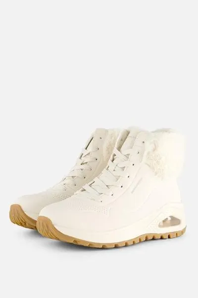 Skechers Uno Rugged Veterboots beige Synthetisch