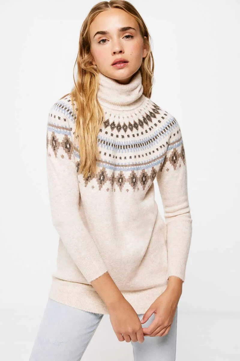 Jersey Largo Jacquard Cenefas