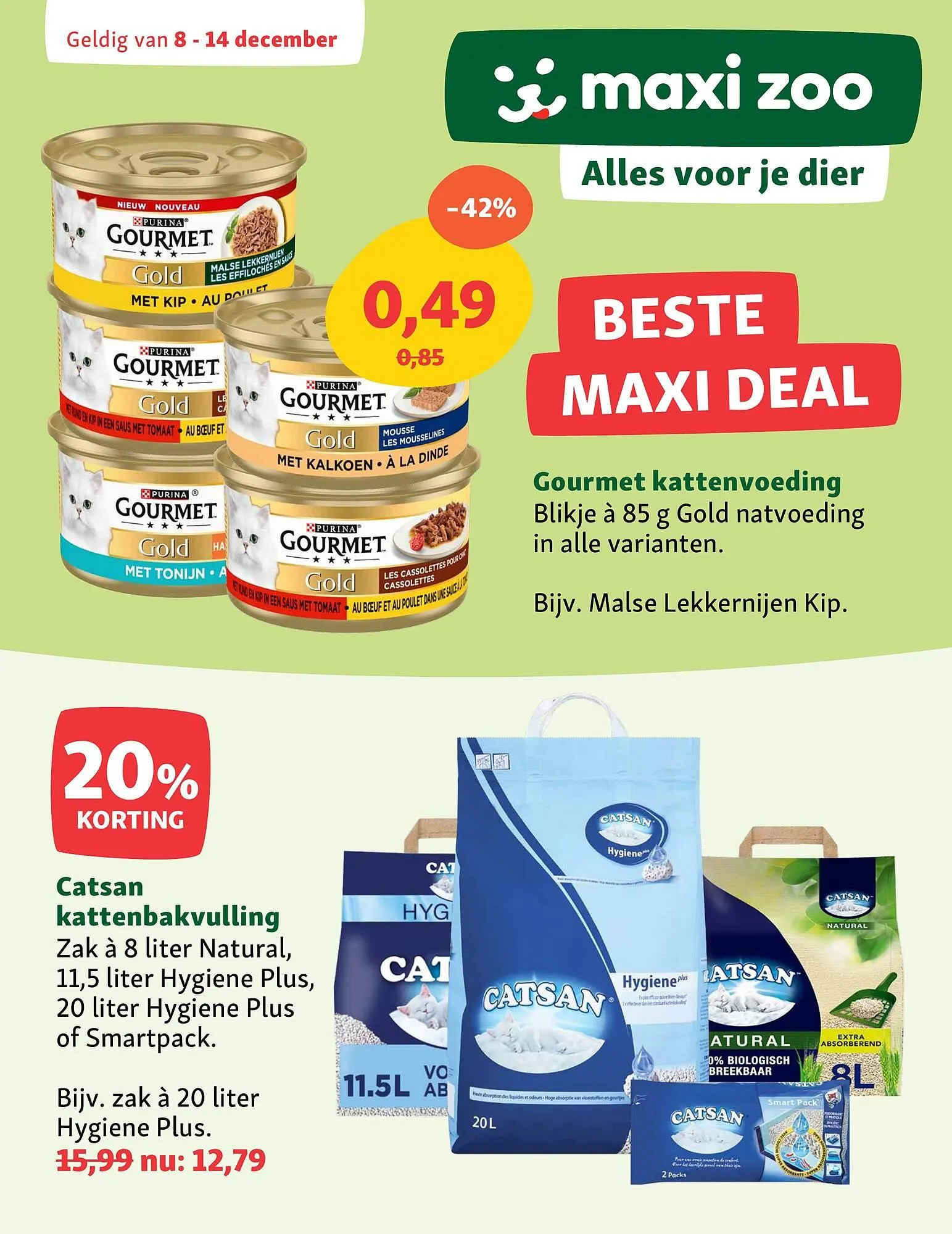 Maxi Zoo folder van 8 december tot 14 december 2025 - Folder pagina 1